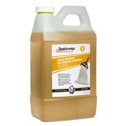  CWPCW30132G4  Coastwide Professional CP34 Heavy Duty Floor/Scrub  & Recoat Cleaner Concentrate - Squeeze & Pour - 946 mL