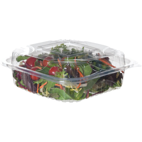 Eco-Products PLA Clear Rectangular Deli Lid Container - 24 oz - EP