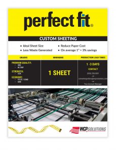 Perfect Fit Flyer - Custom Paper and Board Sheeting from WCP Solutions