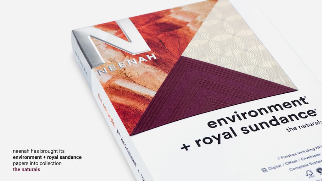 The new Neenah Swatch Book - The Naturals - combing Environment and Royal Sundance into one book